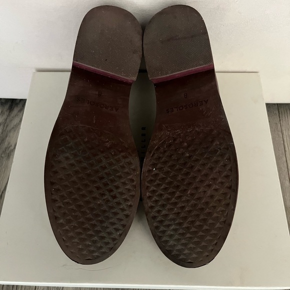 AEROSOLES Burgundy Loafers - Picture 3 of 3